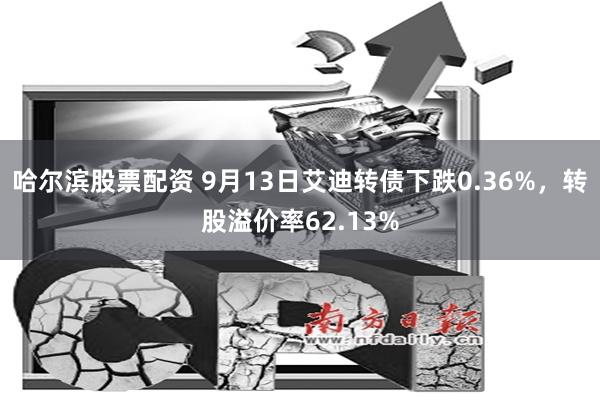 哈尔滨股票配资 9月13日艾迪转债下跌0.36%，转股溢价率62.13%