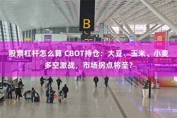 股票杠杆怎么算 CBOT持仓：大豆、玉米、小麦多空激战，市场拐点将至？