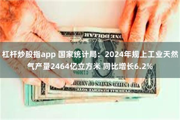 杠杆炒股指app 国家统计局：2024年规上工业天然气产量2464亿立方米 同比增长6.2%